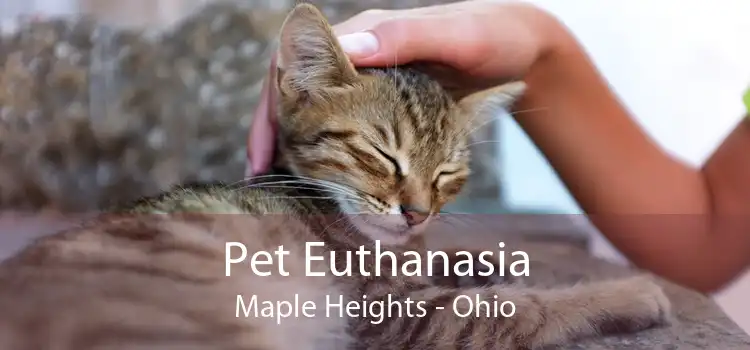 Pet Euthanasia Maple Heights - Ohio